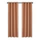preview thumbnail 68 of 90, Linen Texture 100% Blackout Grommet Curtain Pair(2 panels)