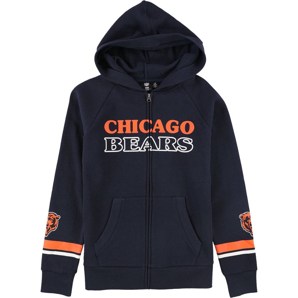 NFL Womens Chicago Bears Hoodie Sweatshirt,, Blue, Medium