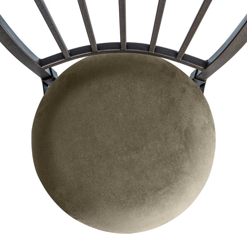 Azalea Park Metal Swivel Adjustable Height Barstool - 16.14 W x 18.5 D x 37.91-42.91 H"