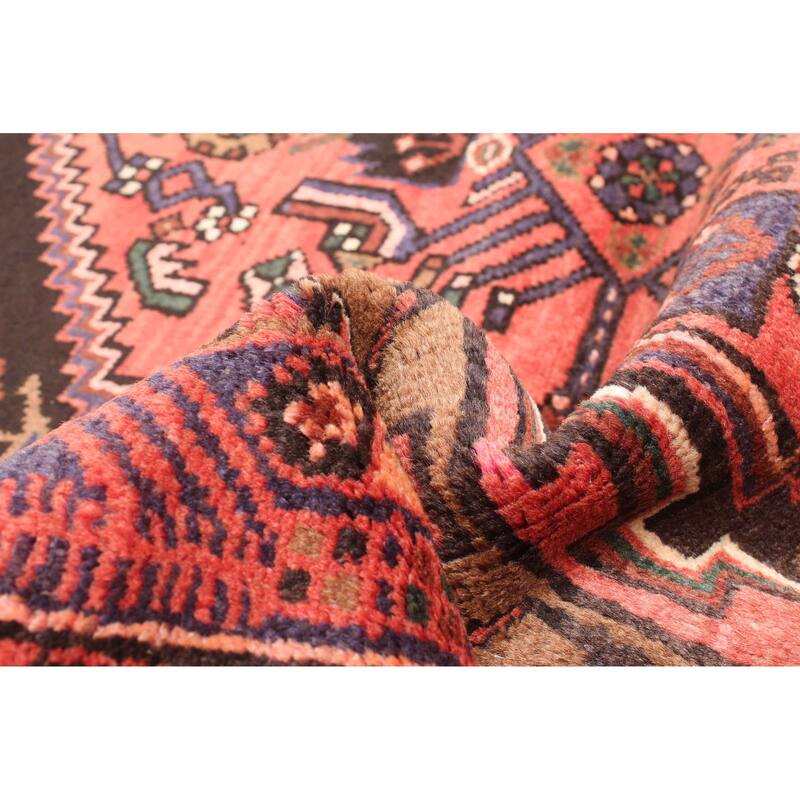 ECARPETGALLERY Hand-knotted Andelz Red Wool Rug - 4'4 x 7'5