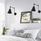 preview thumbnail 9 of 43, Elliot 7" Adjustable Arm Metal LED Wall Sconce, Chrome by JONATHAN Y Set of 2 - Black