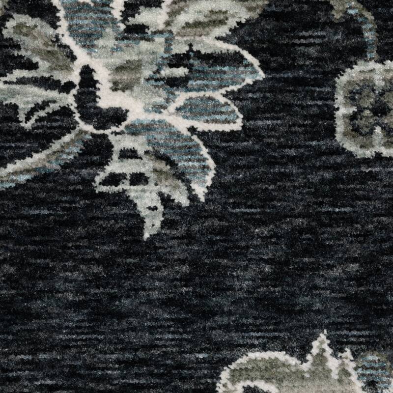 Style Haven Estella Oriental Blue/ Ivory Area Rug