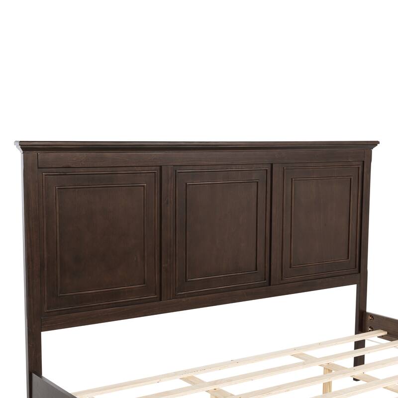 King Size Bed with Tall Headboard & Footboard
