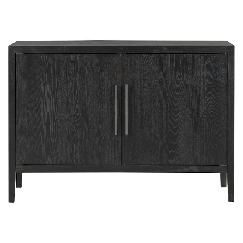 Wooden Cabinet with 2 Metal handles and 2 Doors