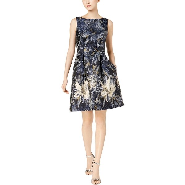 Jessica Howard Womens Special Occasion Dress Party Metallic