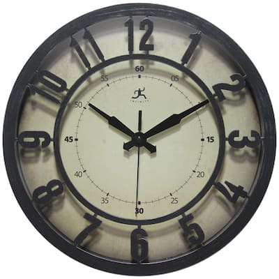 12" 3D Clock - 12.125 in.