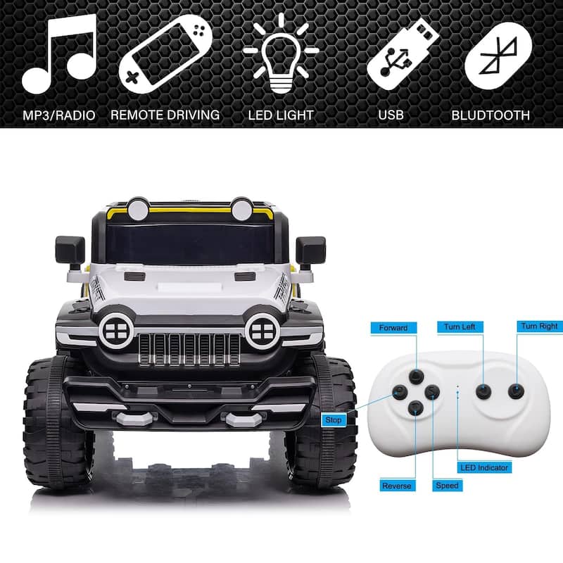 24V Kids Ride On Car Truck Car Parent Remote Control