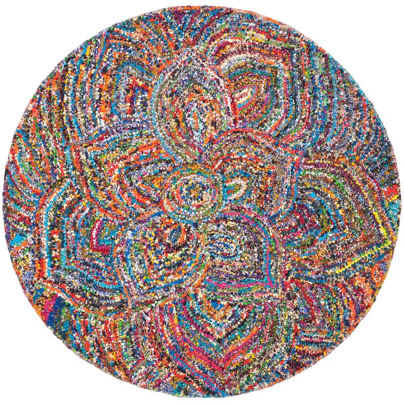 SAFAVIEH Handmade Nantucket Reinhild Contemporary Cotton Rug