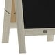preview thumbnail 48 of 158, Wood A-Frame Magnetic Chalkboard Set-Markers, Stencils, and Magnets