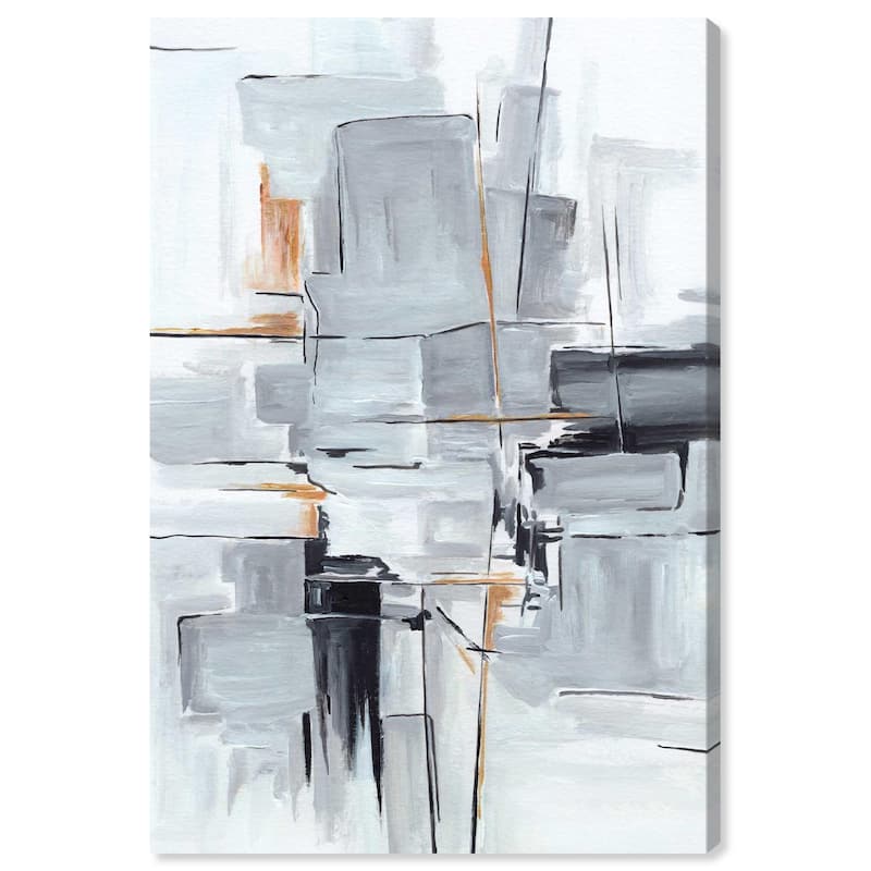 Elegant Grey Shades I Canvas by Art Remedy, Gallery Wrapped - 30" x 45"