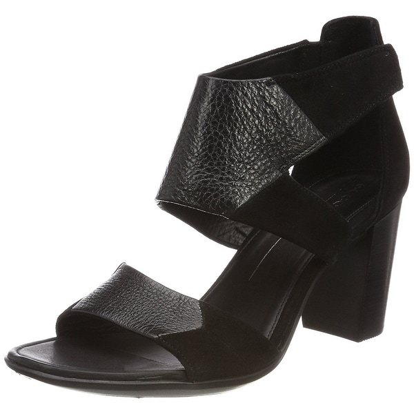 ecco block heel sandals