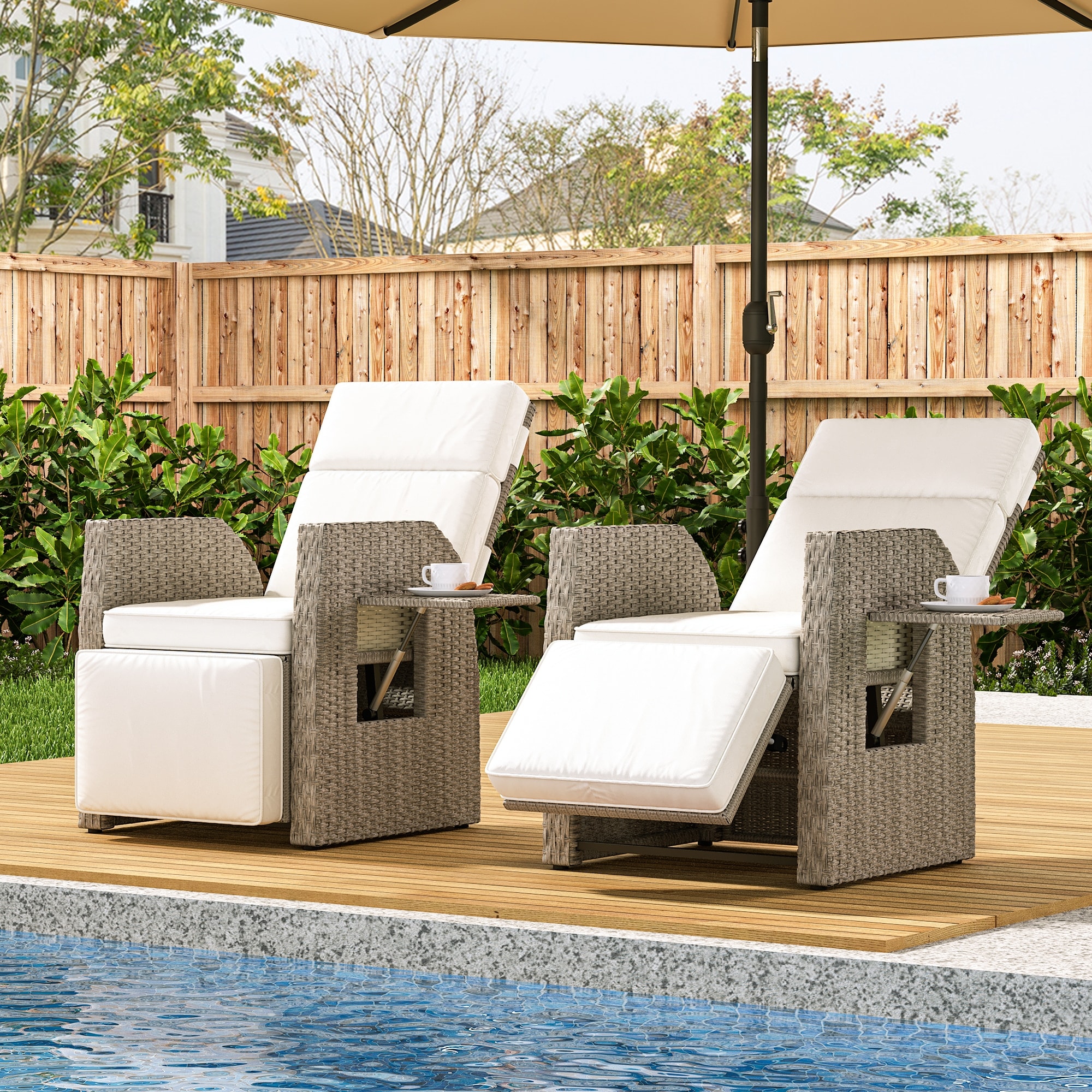 costco outdoor recliner chair