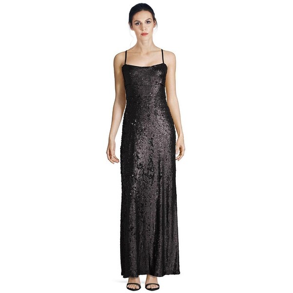 bcbg black sequin dress
