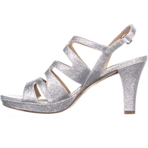 naturalizer silver dress sandals