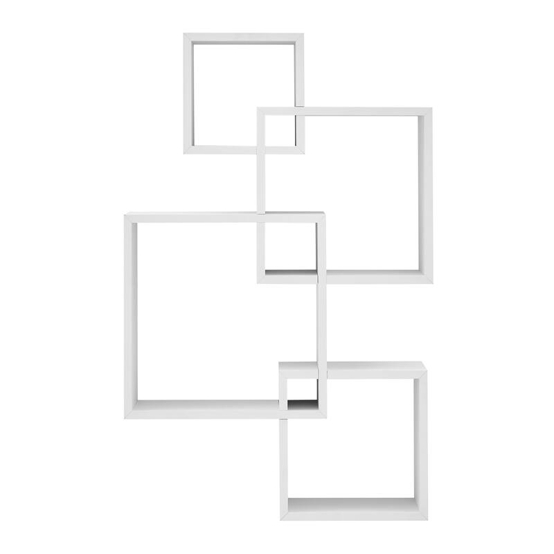 Danya B. Blocchetto Intersecting Cubes Wall Shelf Unit - Horizontal or Vertical