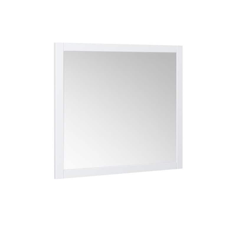 Fresca Cambria 30" x 30" Framed Bathroom Mirror - White