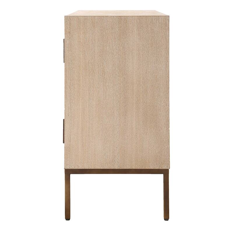 Uttermost Weimar 2 Door White Cabinet