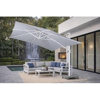 lowes canada patio umbrella base Large Square Cantilever Serious stability for serious Custom Price:tda_price_369.95 BELL CUSTOM 500 GLOSS BED