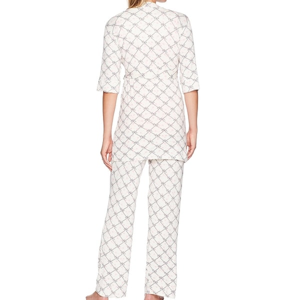 Shop Everly Grey Women Sleepwear Beige Size Large L 5 Piece Nursing Pj Sets Overstock 31720394