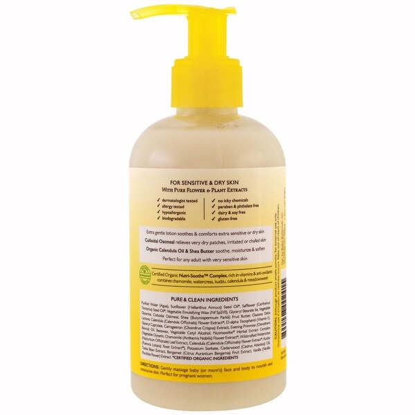 babo botanicals oatmilk calendula moisturizing baby lotion