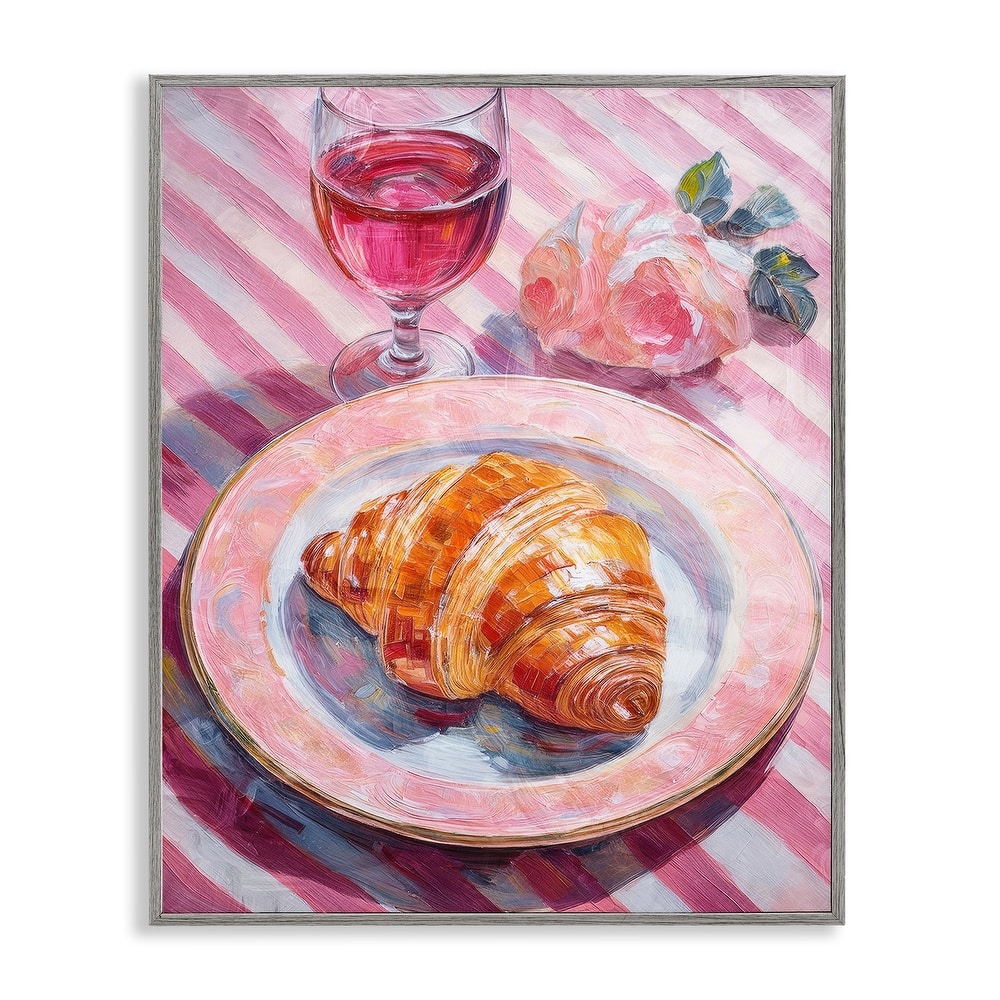 Stupell Pastel Brunch Meal Framed Giclee Art Design By Lil' Rue
