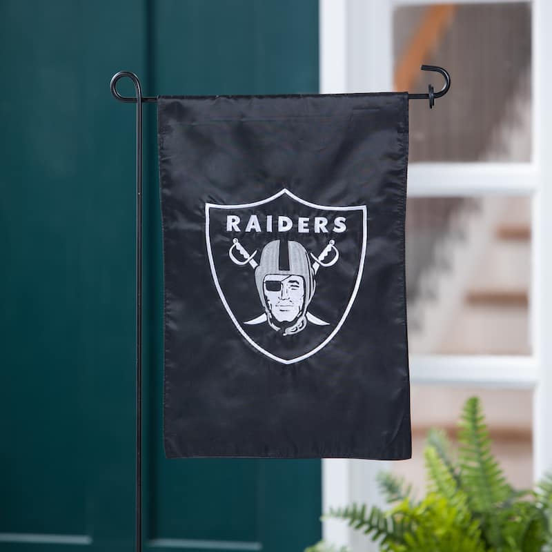 Applique Flag, Garden, Las Vegas Raiders