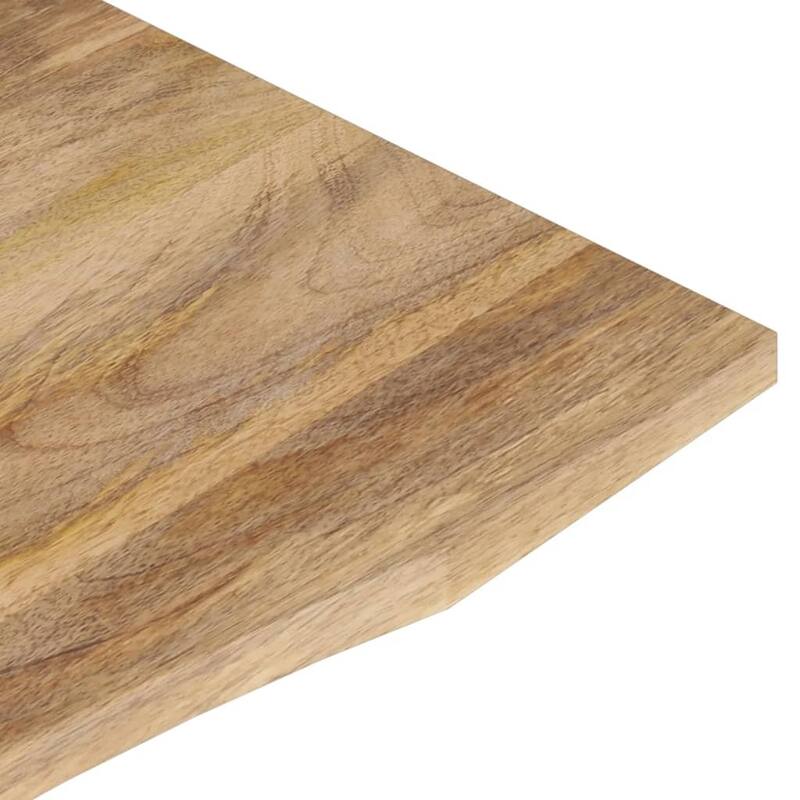 vidaXL Desk Top Natural wood tone Solid rough mango wood 31.5x23.6 in - 31.5x23.6 in