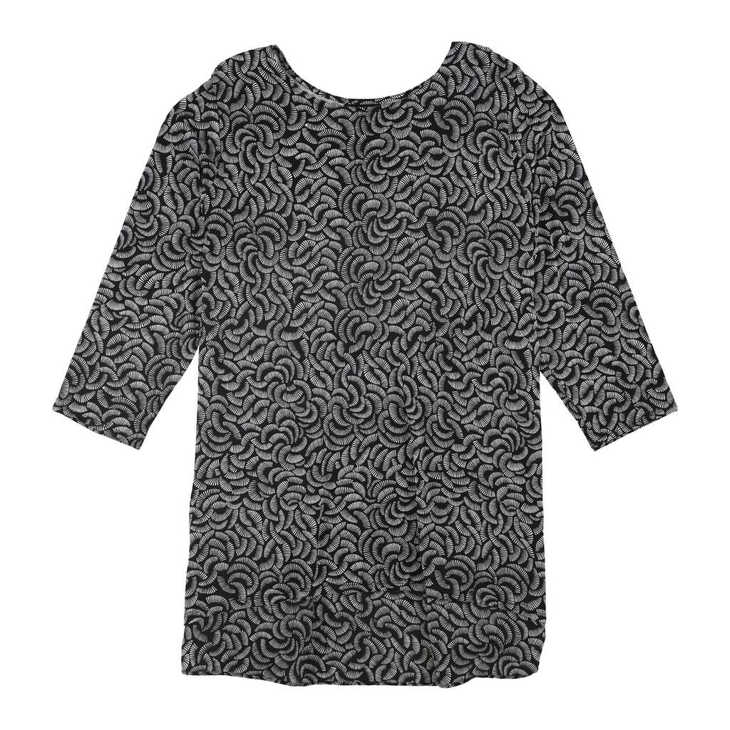 Alfani Womens Woven-Back Pullover Blouse, Black, 0X