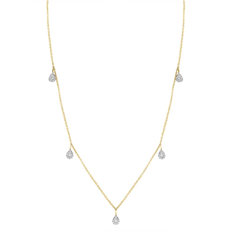 Effy Women's 14K Yellow Gold Diamond Necklace
