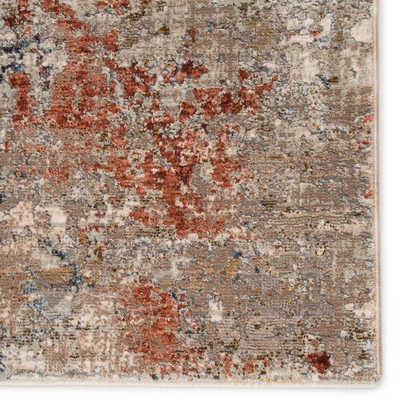 Cammila Abstract Tan/ Rust Area Rug