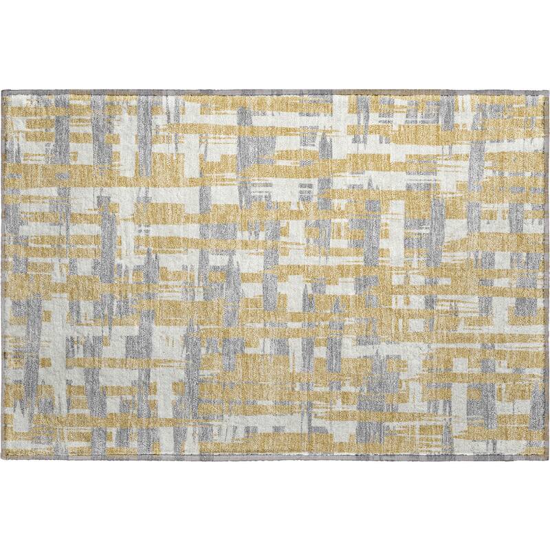 Premium Washable Super Soft Contemporary Plaid Mayfield Rug