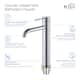 Luxury Solid Brass Single Hole Bathroom Vessel Sink Faucet