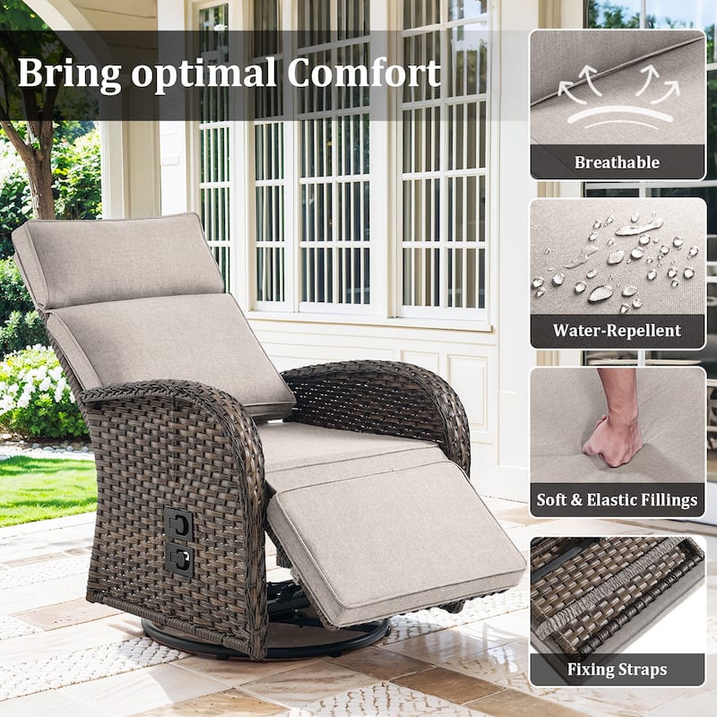 Pocassy Versatile Outdoor Recliner Chair