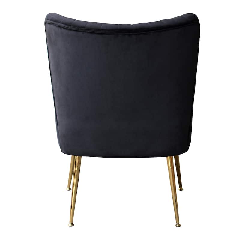 Haven Contemporary Velvet Upholstered Accent Chair