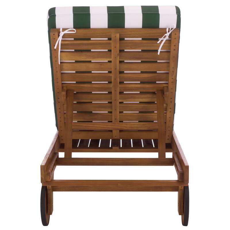 SAFAVIEH Iyanna Lounge Chair - 25 In. W x 80 In. D x 17-42 In. H - 25"W x 80"D x 17-42"H