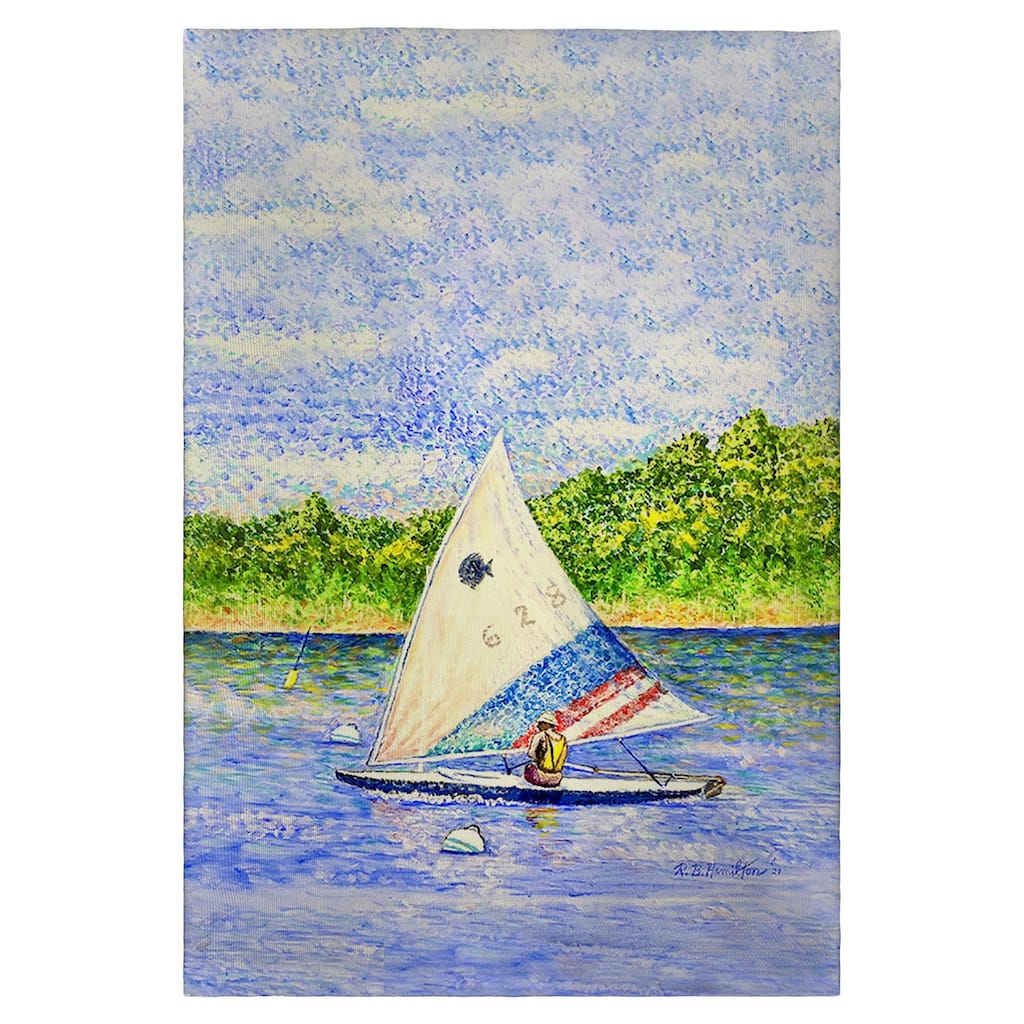 Sunfish Sailing Guest Towel - 20x20