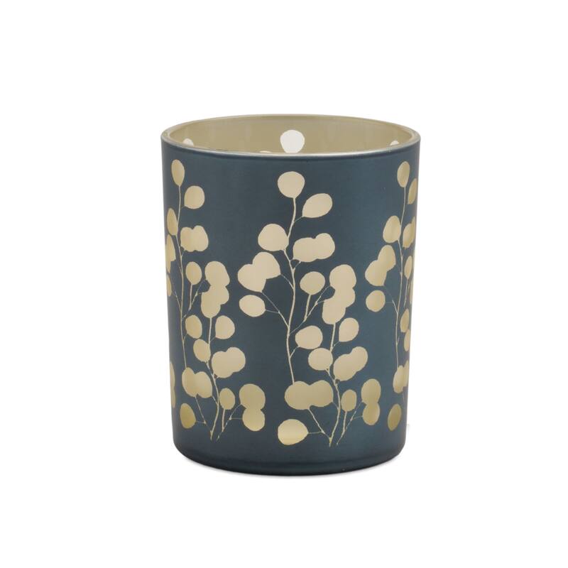 Frosted Foliage Candle Holder (Set of 2)