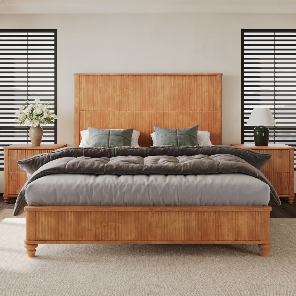 3-Piece Bedroom set with a Bed and 2 Nightstands