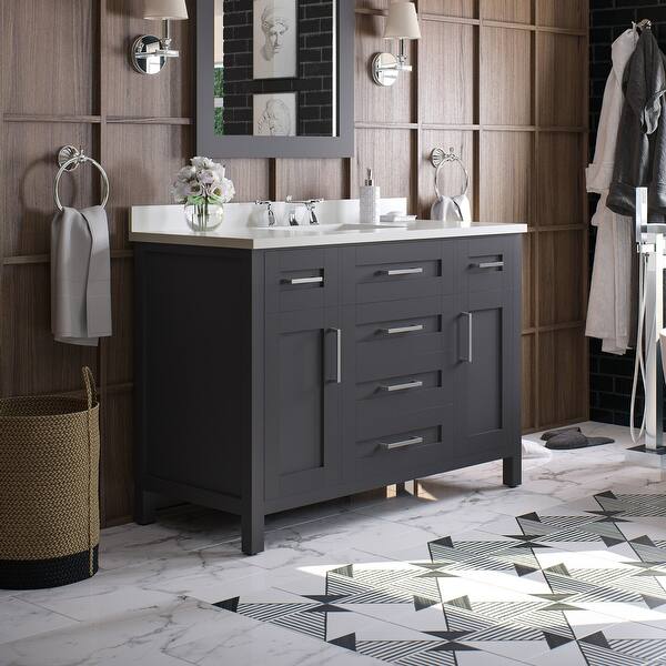 Ove Decors Tahoe 48 Inch Dark Charcoal Vanity Overstock 31755308