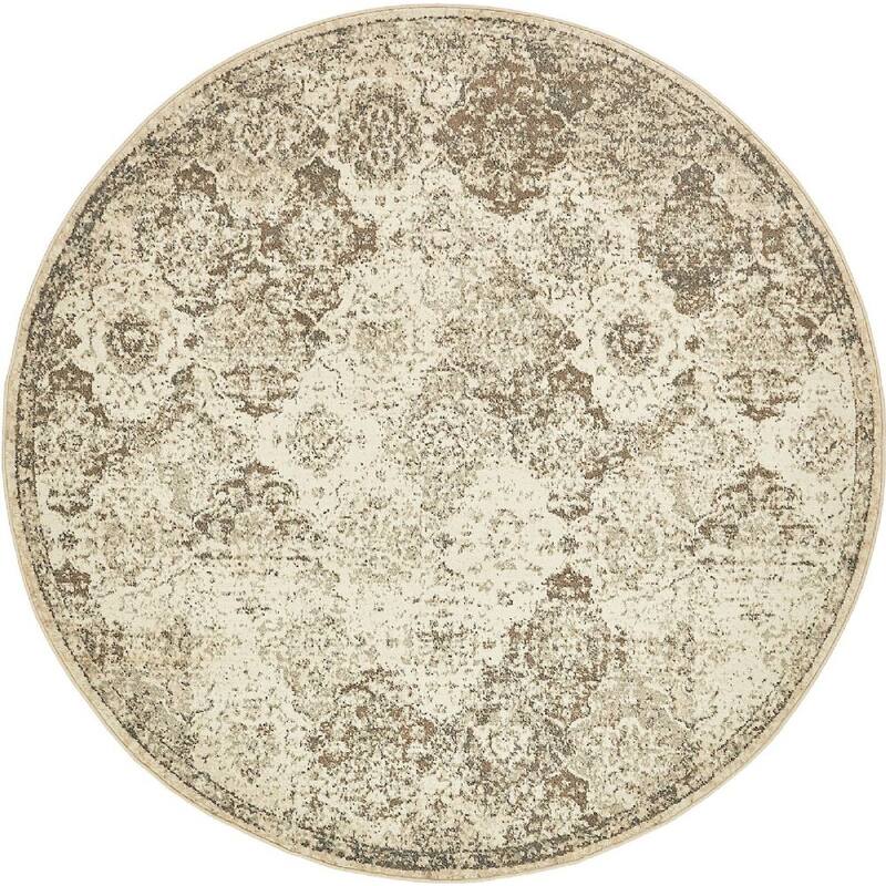 Contemporary Daisy Collection Area Rug