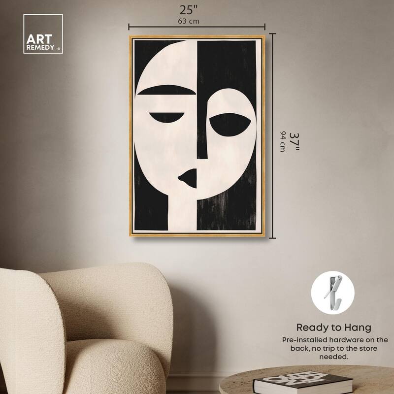 The Mask I Canvas by Art Remedy
