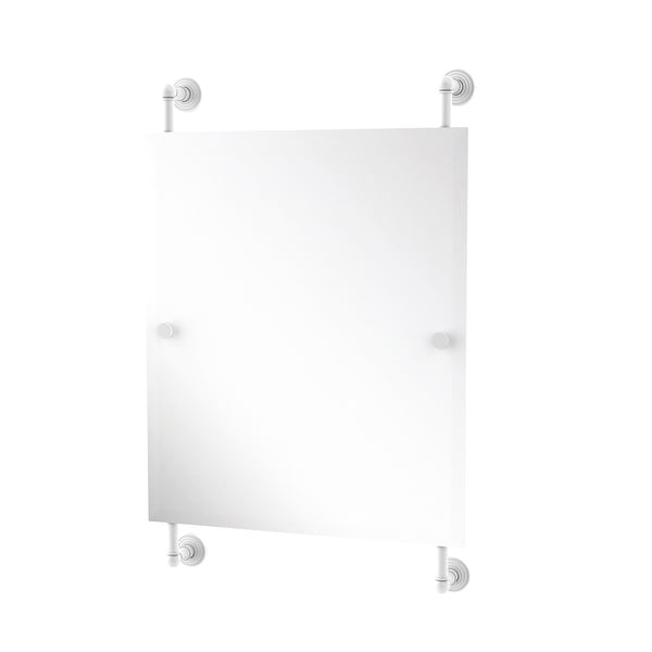 Allied Brass Waverly Place Collection Rectangular Frameless Rail Mounted Mirror