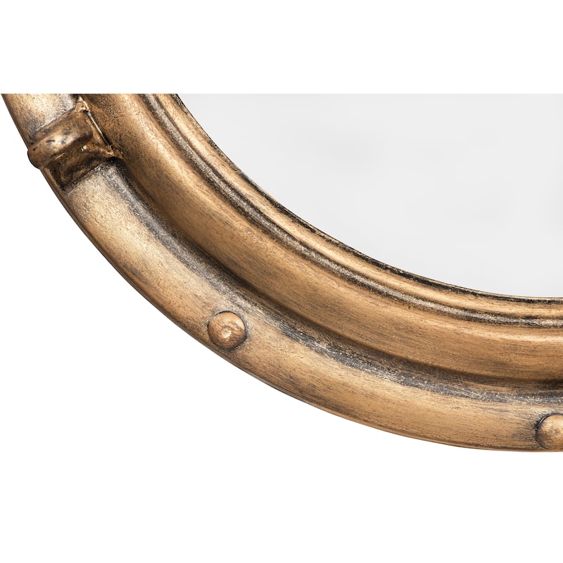 Metal Porthole Wall Mirror
