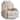 Velvet Lounge Chair with Massage and Heat Massage Chair Adjustable Backrest 360掳 Swivel Chair with USB and 2 Cup Holders