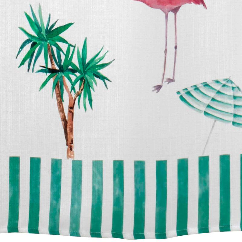 Avanti Linens Flamingo Paradise Shower Curtain