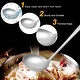 preview thumbnail 4 of 5, Stainless Steel Soup Ladle Spoon Peach Shape Design Kitchen Cookware - 9.8" x 2.8"(L*W)