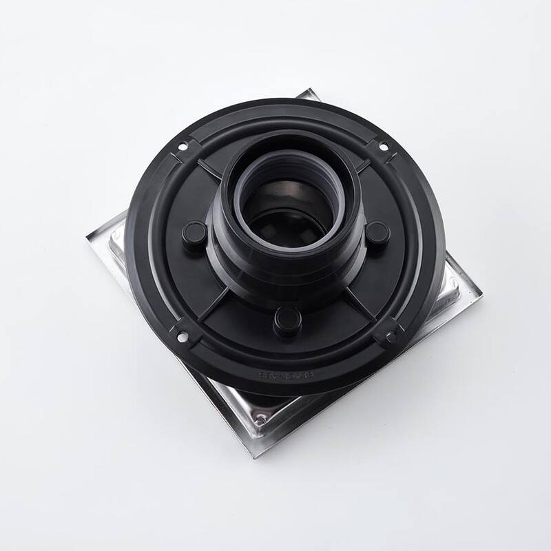 Topcraft 6-Inch Stainless Steel Square Floor Drain