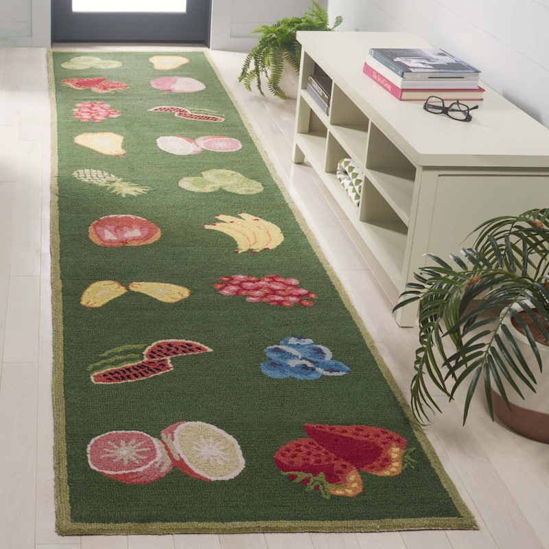 SAFAVIEH Handmade Chelsea Sefkije French Country Fruit Wool Rug