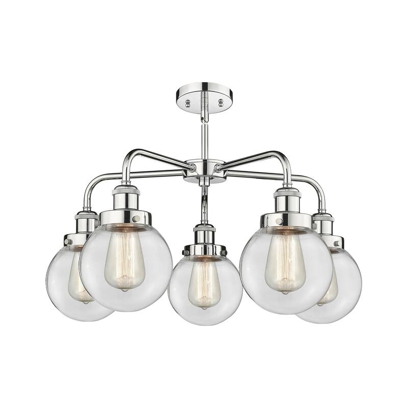Innovations Lighting Beacon - 5 Light 24" Stem Hung Chandelier
