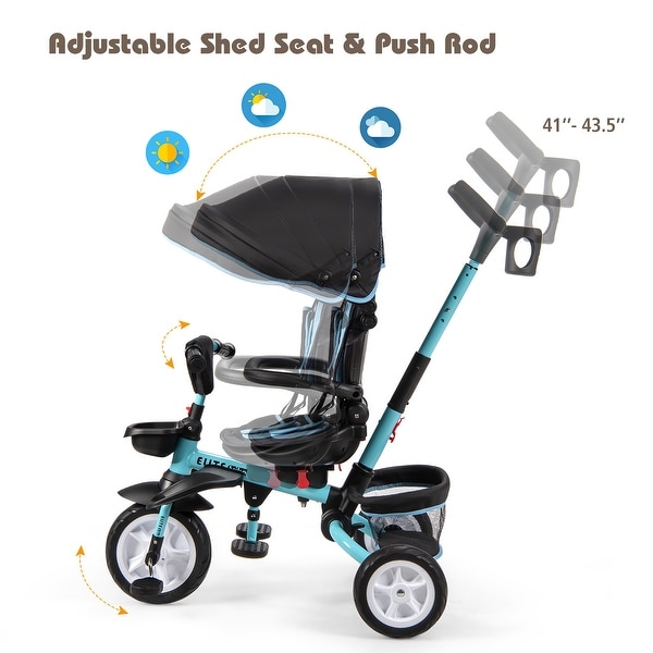 Costway 6 in 1 tricycle clearance
